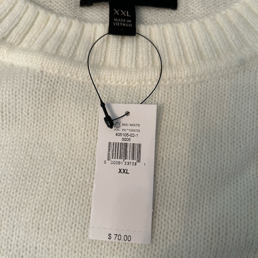 Banana Republic Cream Crew Neck Sweater